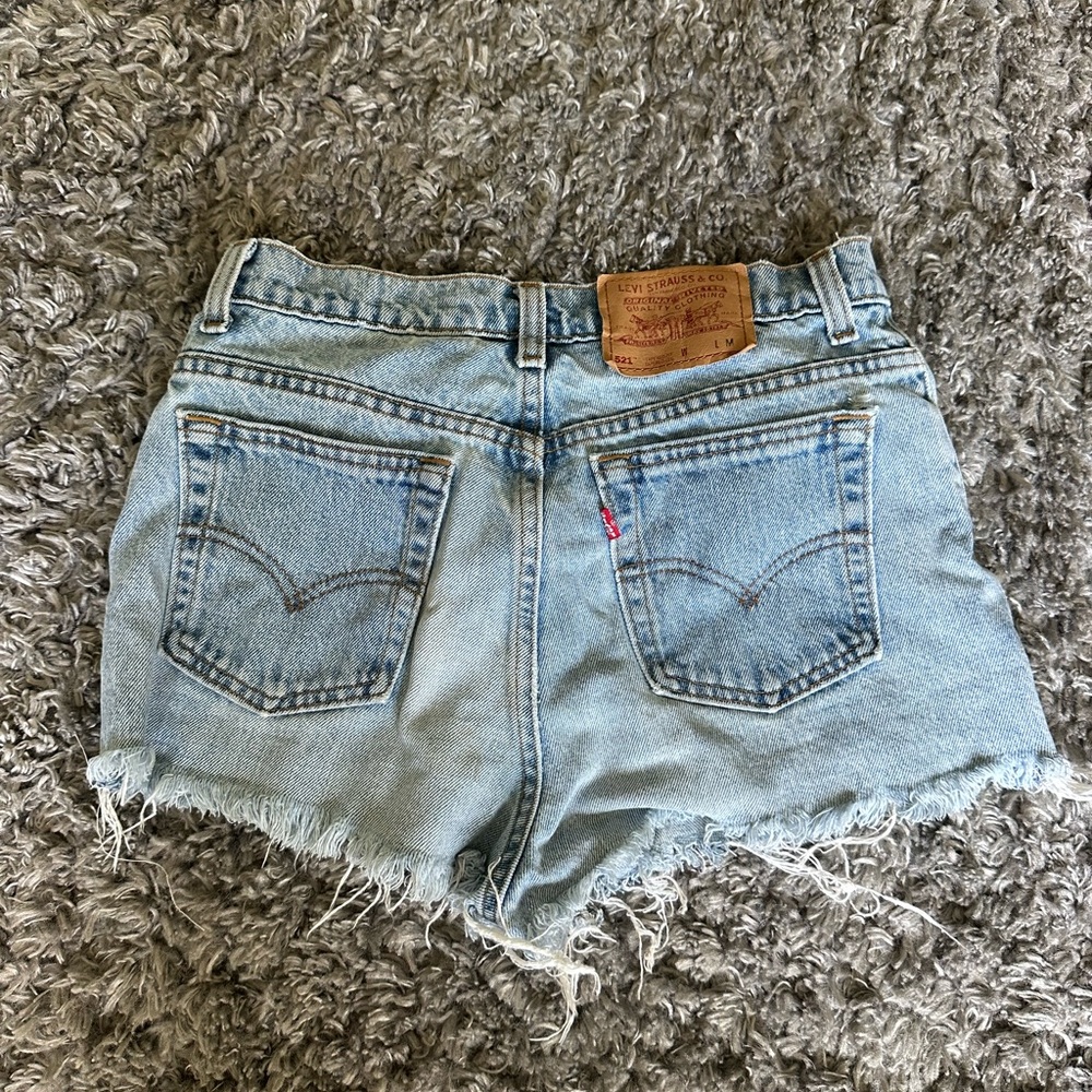 Levi's Women's Light Blue Denim Shorts
